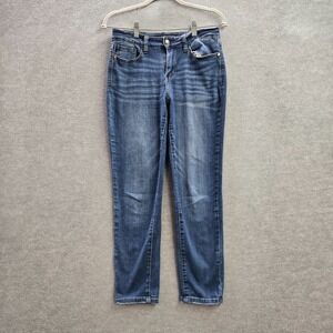 Judy Blue Women Jeans 28 Blue Denim‎ Relaxed Fit Mid Rise Skinny 26" Inseam